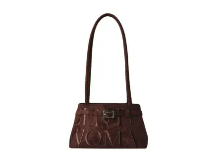 รูปภาพสินค้า:GENTLEWOMAN SUEDE BALLERINA BAG : DARK BROWN