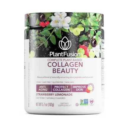 รูปภาพสินค้า:PlantFusion Complete Plant Peptides Collagen Beauty Strawberry Lemonade
