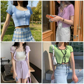 รูปภาพหน้าปกบทความ:อากาศไม่หนาวก็ใส่ได้! แชร์ 50 ไอเดียแฟชั่น 'เสื้อไหมพรมแขนสั้น' ใส่เพิ่มลุคชิคๆ คูลๆ ดูน่ารักมาก 💕