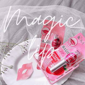รูปภาพหน้าปกบทความ:ปากอมชมพู แบบไม่โป๊ะ! ด้วย KA Magic Lip 2 กลิ่น Strawberry & Pure ชุ่มชื่น น่าจุ๊บ!